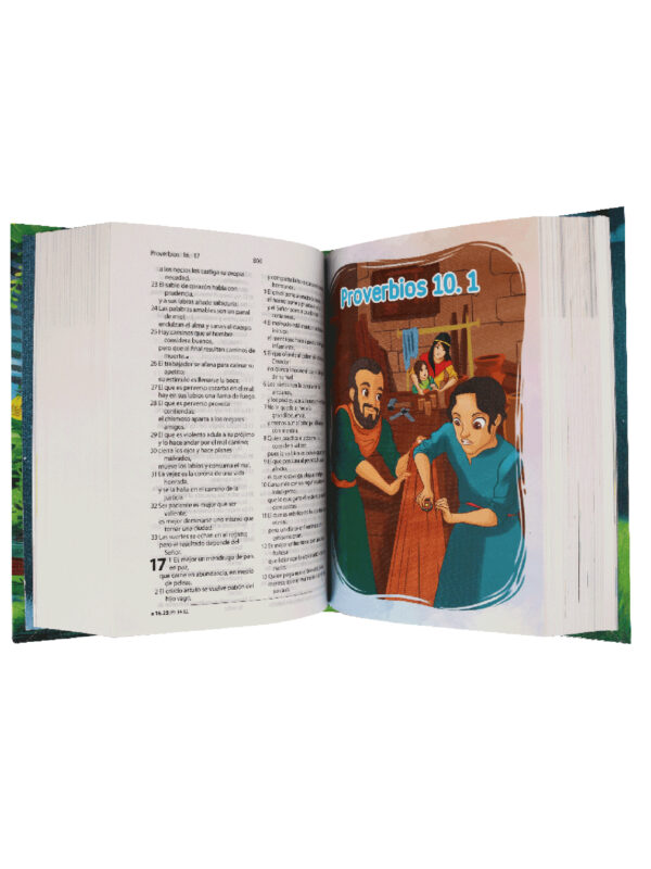 Biblia Compacta Ilustrada Valientes con Jesús - Imagen 3