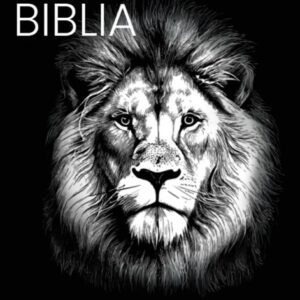 Biblia RVR 1960 Compacta Símil Piel Negro León Grafity