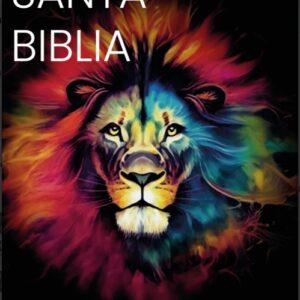 Biblia RVR 1960 Compacta Símil Piel Negro León Colores