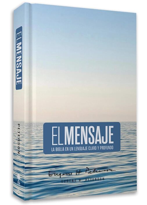 Biblia El Mensaje Tapa Dura Azul - Imagen 2
