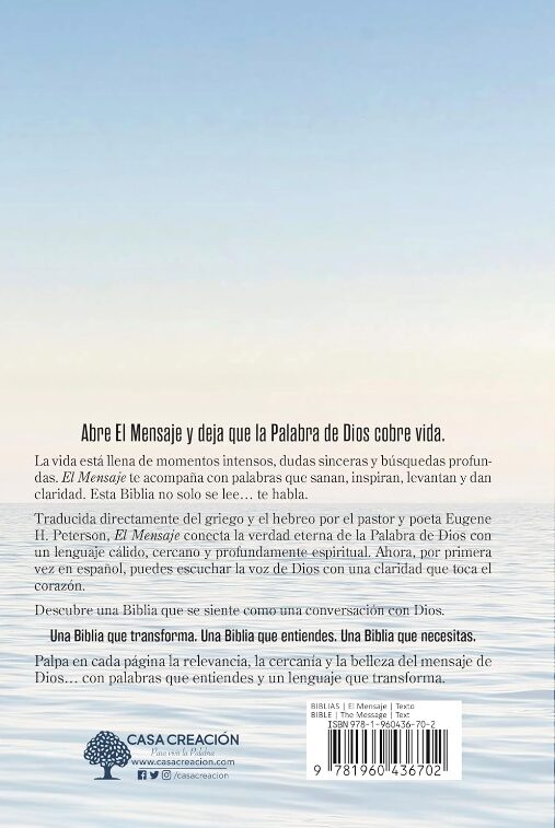 Biblia El Mensaje Tapa Dura Azul - Imagen 3