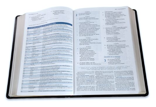 Biblia NBLA de Estudio MacArthur Piel Negro - Imagen 4