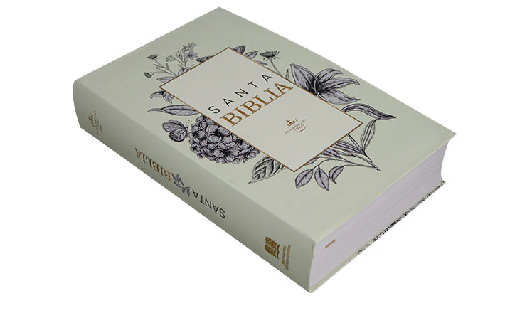 Biblia Reina Valera 1960 letra Grande Flexible Blanca - Imagen 4